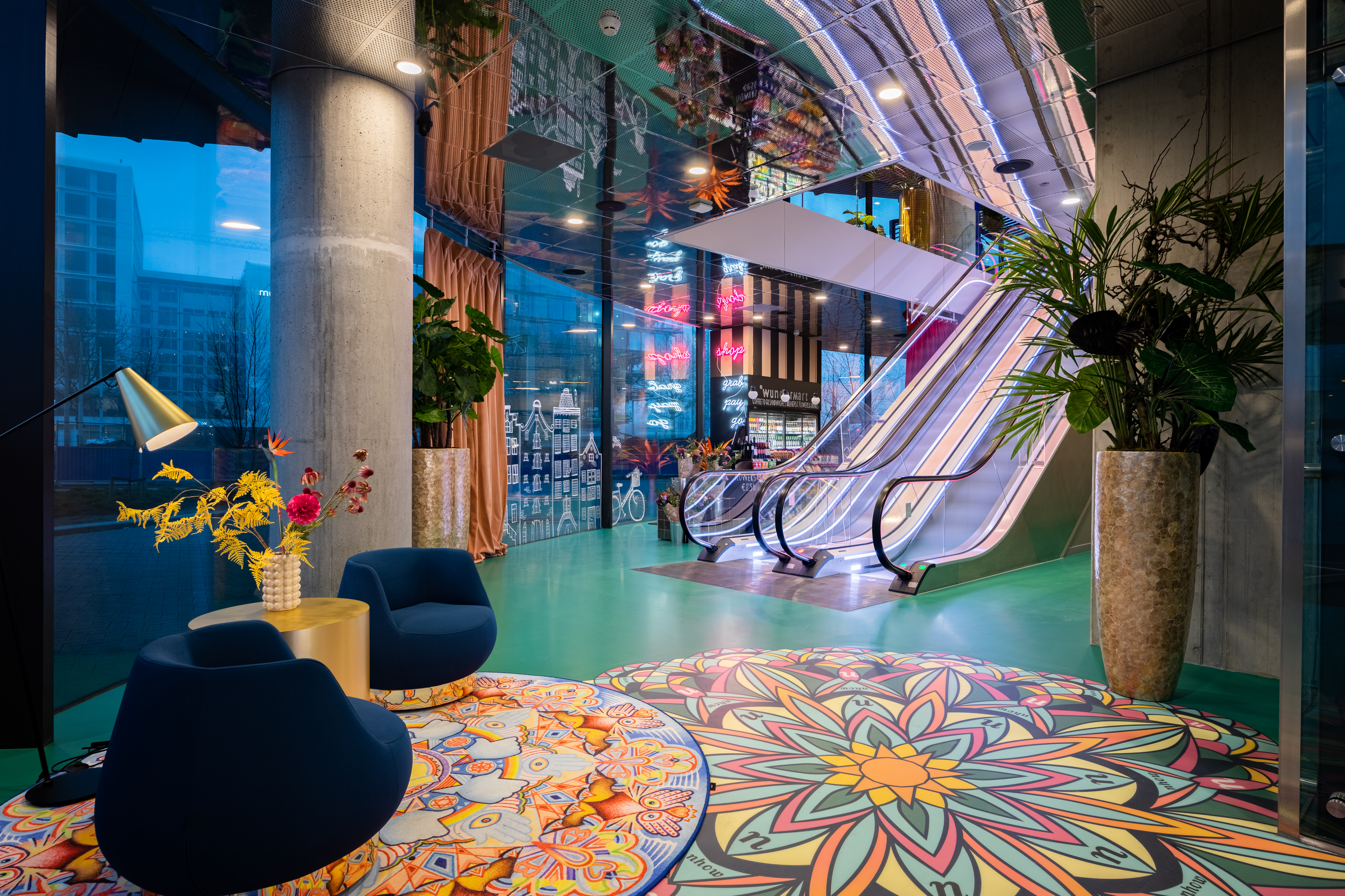 Det mest Instagram-venlige hotel rhow Amsterdam RAI på Europaboulevard 2B i Amsterdam