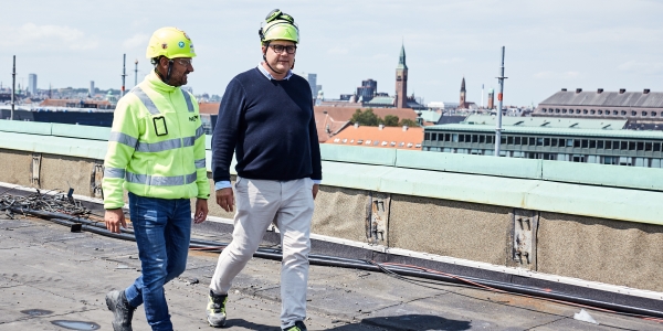 Taget af Strandgade 7 i København