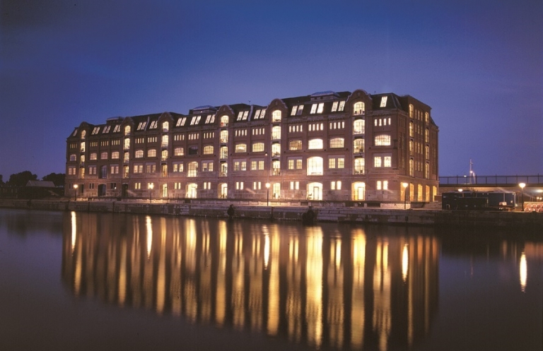 Dahlerups Pakhus er det eneste tilbageværende af de gamle pakhuse