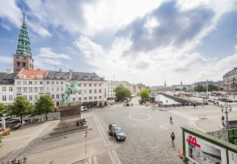 Udsigt til Gammel Strand og Christiansborg