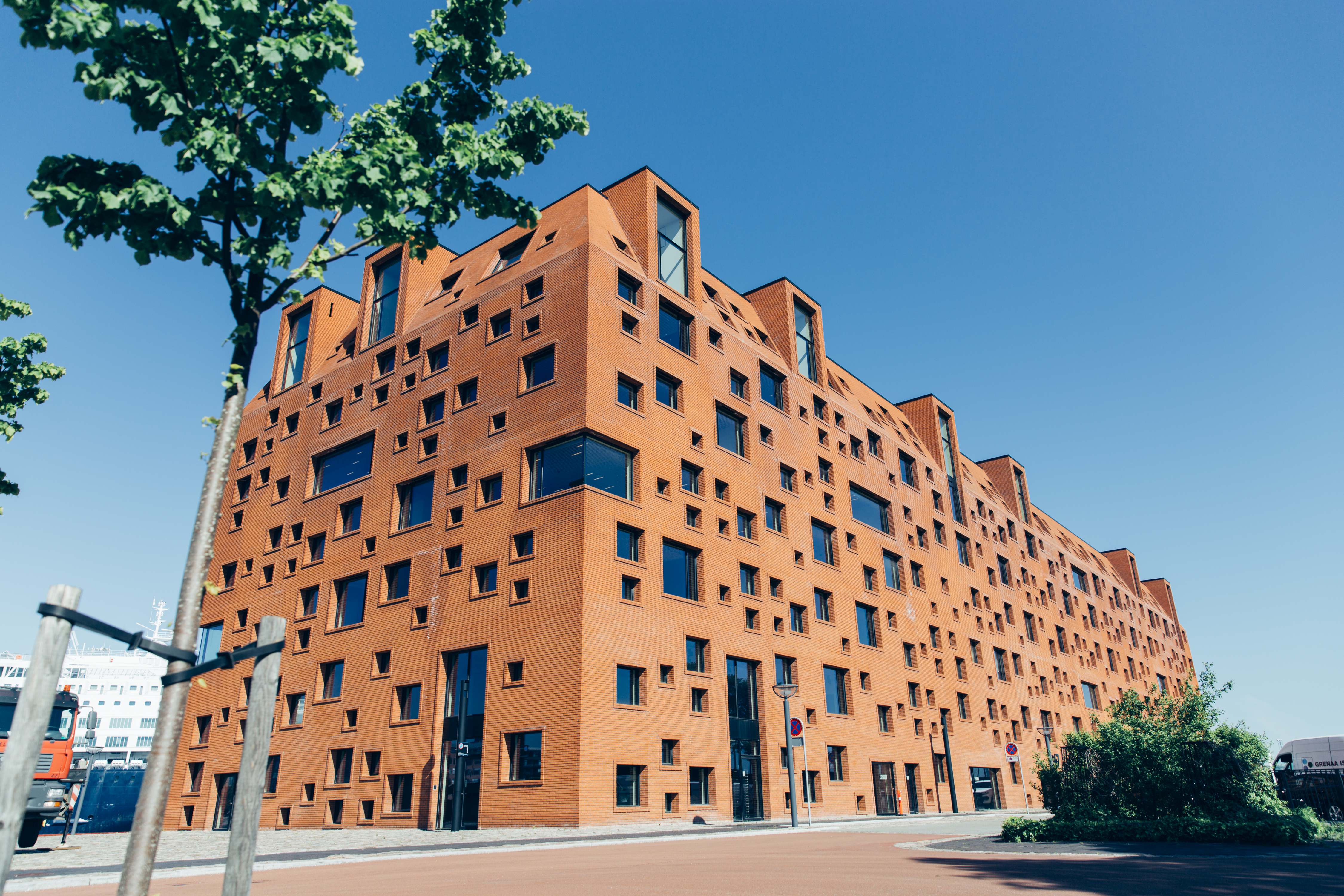 Den moderne fortolkning af et pakhus Pier 47