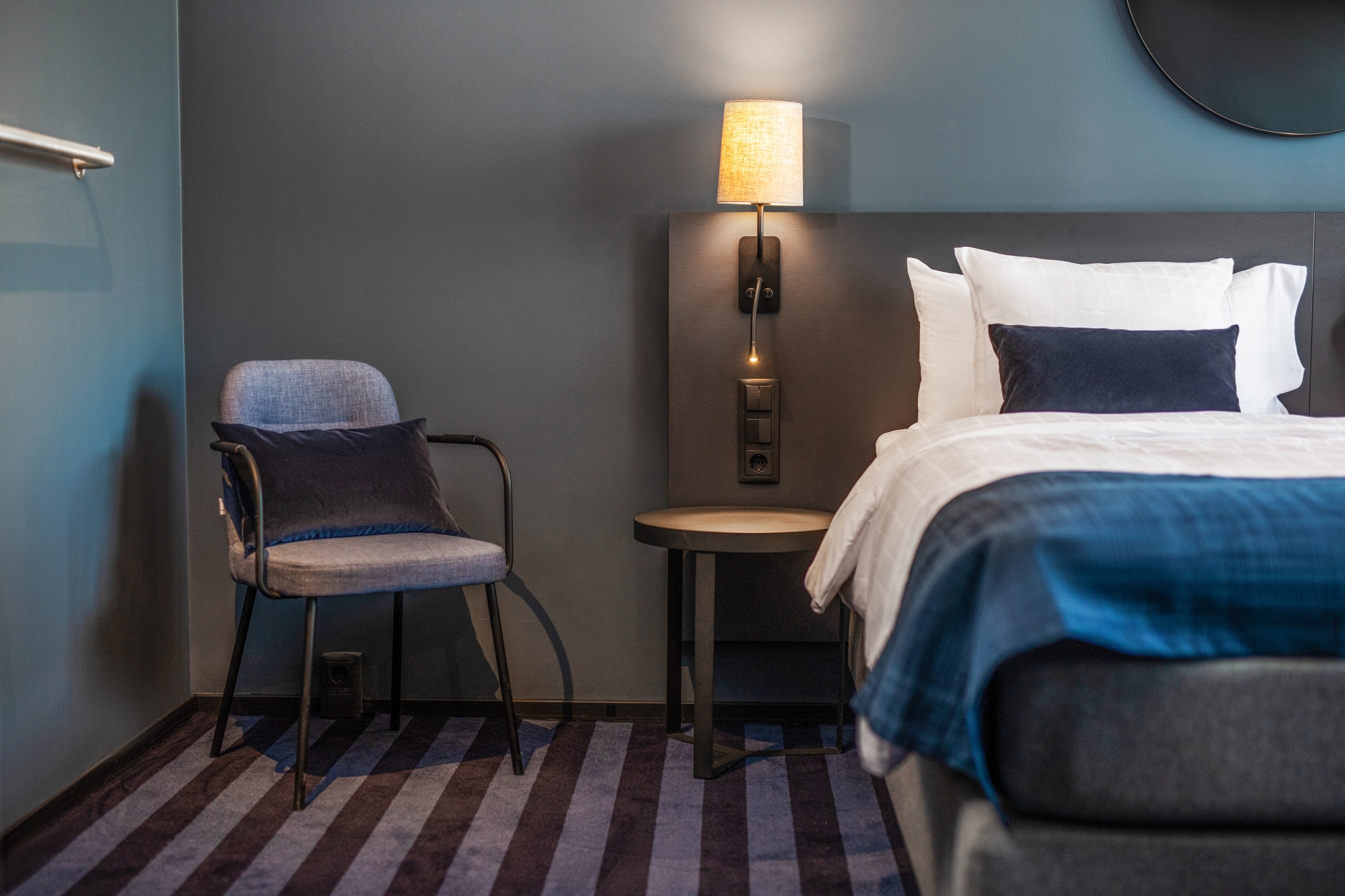 De moderne smukke værelser