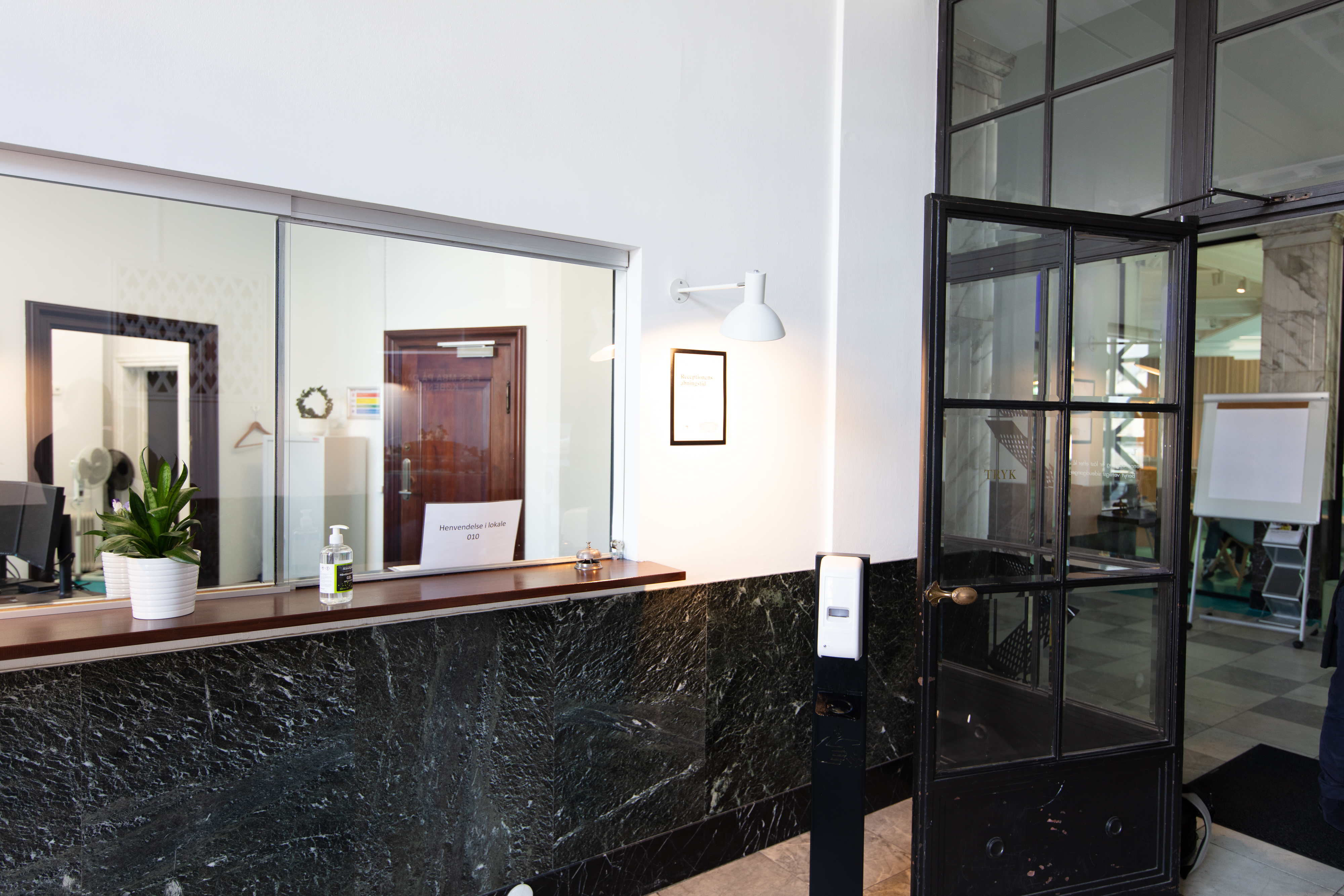 Reception på H. C. Andersens Boulevard 2 i København