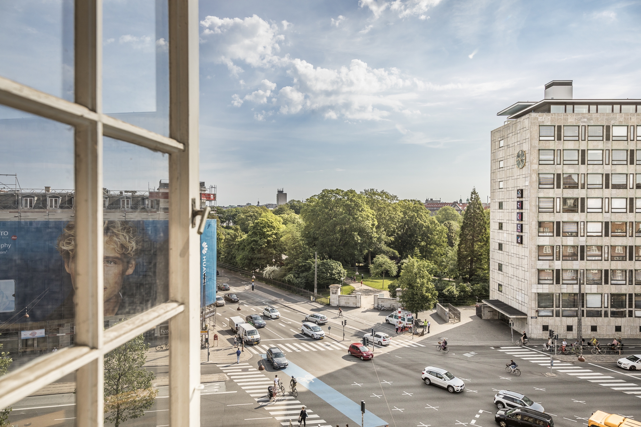 Udsigten fra Gyldenløvesgade 11 i København V