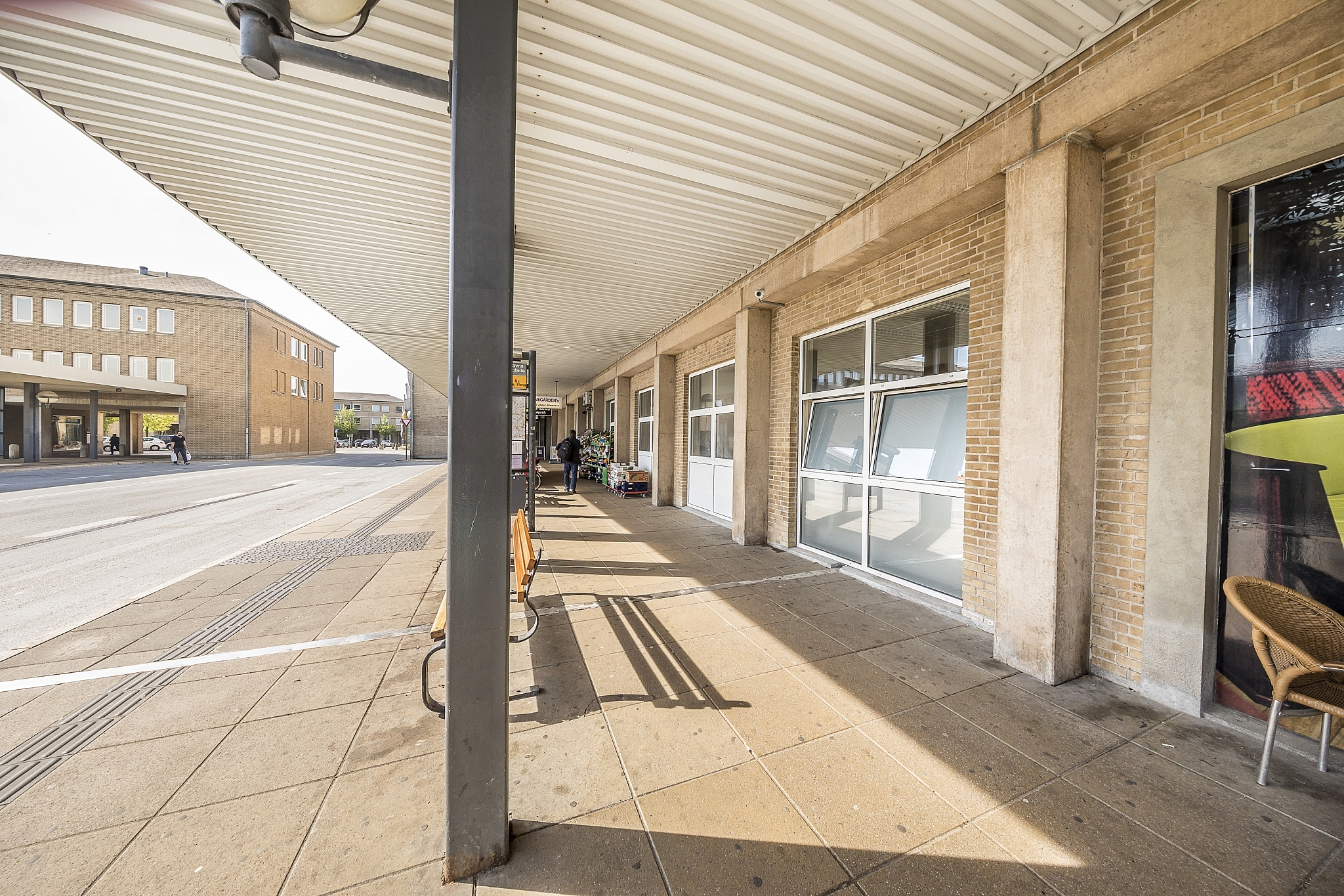 Et busstoppested på Banestrøget 7 i Høje-Taastrup