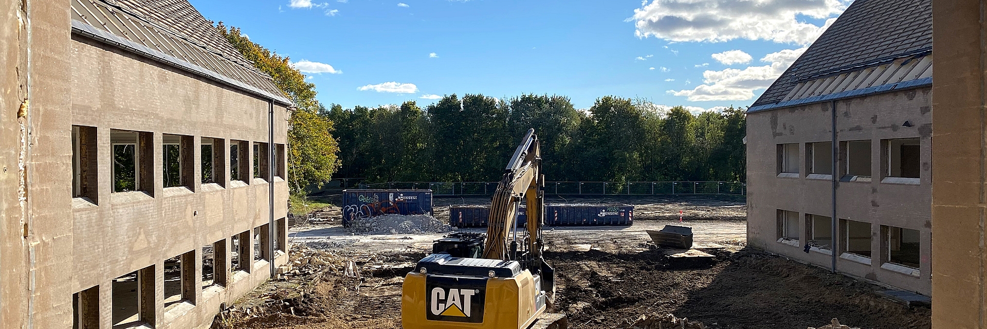 Byggeplads ved Granskoven 8-10 i Glostrup