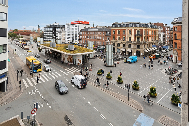 Nørreport station ved Frederiksborggade 15 i København K